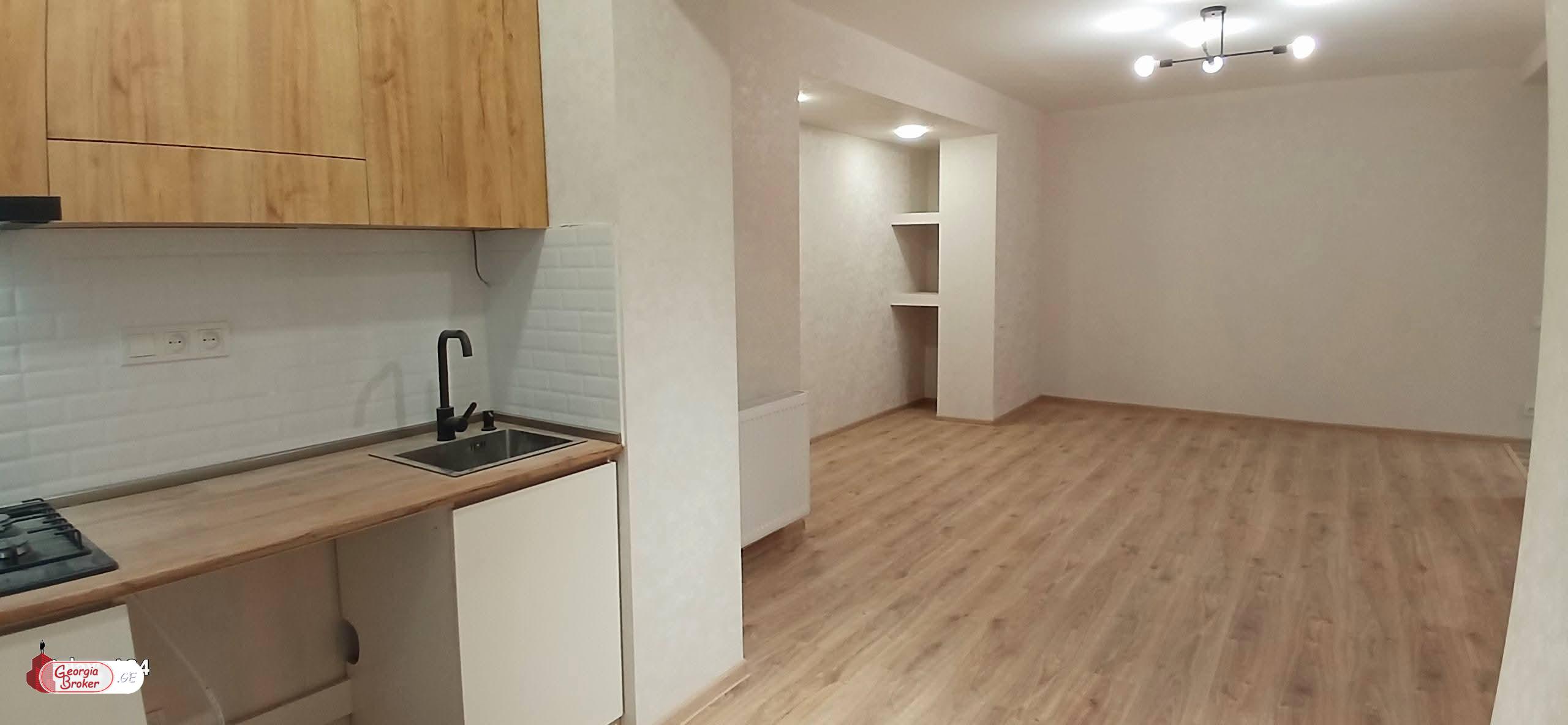 nearly repaired 2-room apartment for sale